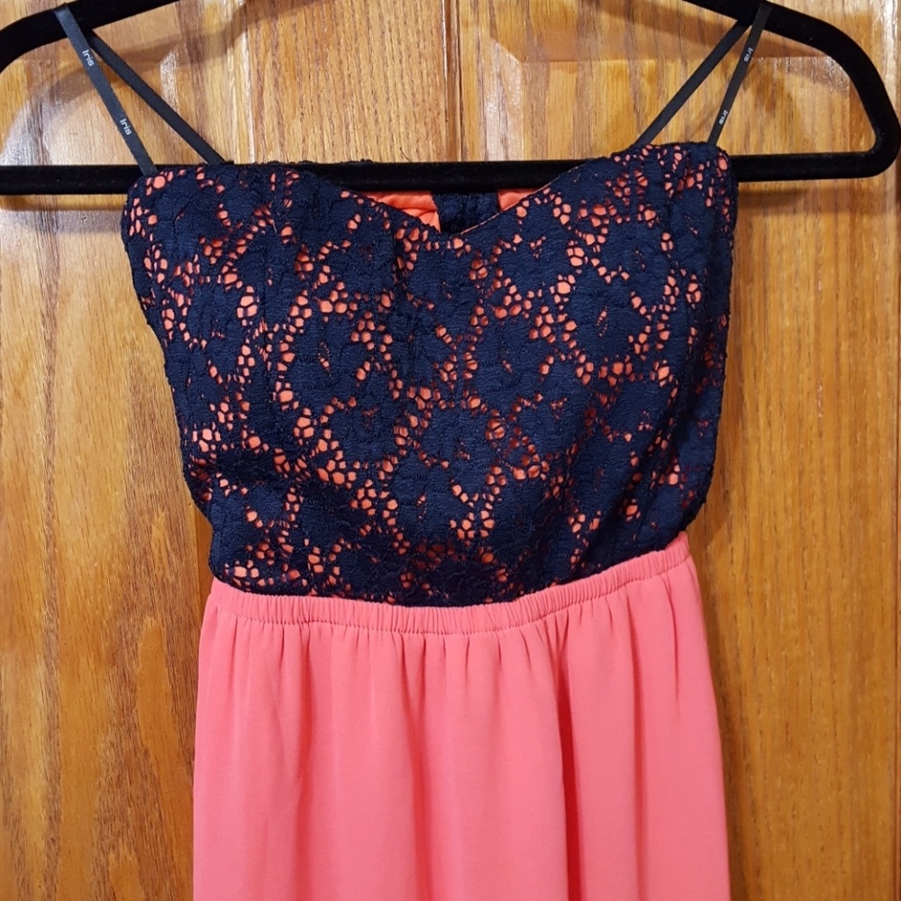 Strapless maxi dress